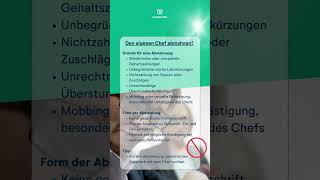 ÄRGER FÜR DEN CHEF Abmahnung für den eigenen Chef [upl. by Nnaeilsel]