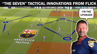 Barcelonas Tactics Under Hansi Flick  Barcelona Tactical Analysis [upl. by Ahsienot]