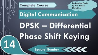 Differential Phase Shift Keying DPSK Definition Waveform DPSK transmitter amp DPSK receiver [upl. by Shantee]