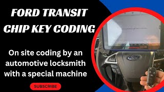 Ford Transit Chip Key Coding  How to Program a Ford Transponder Key with a Special Machine [upl. by Fabiolas]