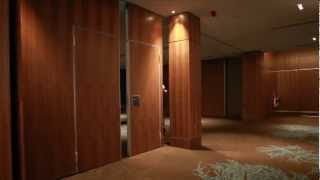 Dorma Variflex Movable Wall by Style Partitions at the Sheraton Grand Hotel in Edinburgh [upl. by Astrid284]