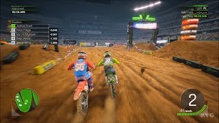 Monster Energy Supercross 2  Arlington ATampT Stadium  Texas Gameplay PS4 HD 1080p60FPS [upl. by Ezzo]