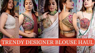 Readymade Designer Blouses for This Wedding Season  Latest amp Trendy Blouse Design  Mahima Giri [upl. by Sisak]