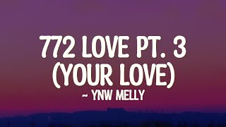 YNW Melly  772 Love Pt 3 Your Love ft YNW BSlime amp Ynw4L Lyrics [upl. by Tombaugh]