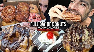 10000 Calorie Dompierre Donut Challenge  Wicked Cheat Day 45 [upl. by Yajeet]