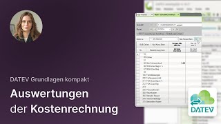 Kostenrechnung classic I DATEV Grundlagen kompakt Lernvideo [upl. by Cyril]