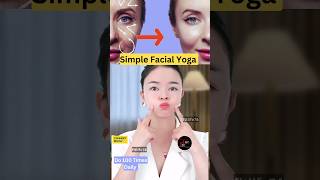 Simple Facial Yoga  AntiAging Yoga antiaging yoga skincare facialyoga faceyoga shorts [upl. by Cutcliffe906]