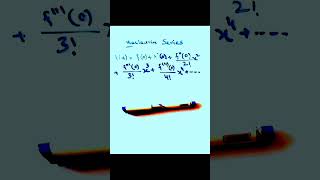 Maclaurin Series in Mathematics [upl. by Krm]