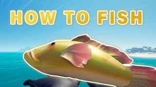 How To FISH  Everything You Need To Know ► Sea of Thieves [upl. by Anaynek776]