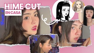 ME CORTÉ EL PELO  HIME CUT  BABY BANGS [upl. by Inhsor919]