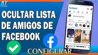 Como Ocultar Lista De Amigos En Facebook Desde El Celular 2020  Poner Privado Amigos Facebook [upl. by Aramac]