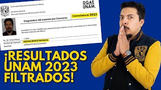 Resultados UNAM 2023 ¡FILTRADOS ¡Te ayudo a consultarlos rápido [upl. by Atirihs]