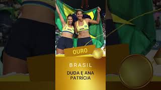 É OURO PARABÉNS ANA PATRÍCIA E DUDA olimpiadas volei ouro [upl. by Nyluqcaj]