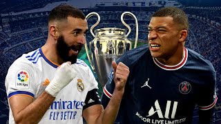 REAL MADRID X PSG  VOLTA OITAVAS DE FINAL LIGA DOS CAMPEÕES 202122 préjogo 0903 MBAPPÉ JOGA [upl. by Ljoka]