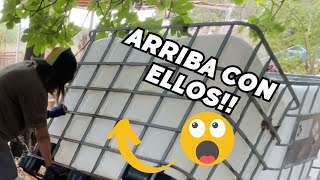 💦 Así ELEVO sola los DEPÓSITOS de mil litros Vlog146 [upl. by Inesita]