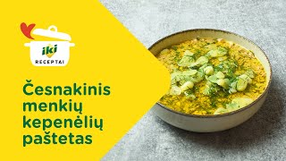 Česnakinis menkių kepenėlių paštetas 👩‍🍳 RECEPTAS 👨‍🍳 [upl. by Llirret938]