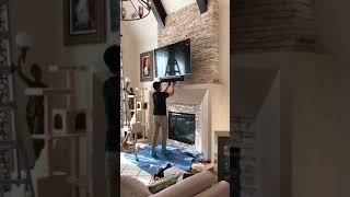 Mantel Mount MM540 Demo in Prosper Texas Home by Dreamedia [upl. by Engel353]