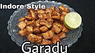 Garadu RecipeIndore style garadu chaatSyed Firdos Ali Recipes [upl. by Mal]