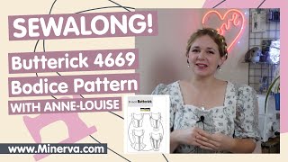 How to make Butterick 4669 – CorsetBodice Sewalong [upl. by Caasi]