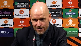 We are all following the TAKEOVER but focusing on football  Erik ten Hag  Man Utd v Leicester [upl. by Moule]