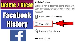 How To Delete Facebook History 2023  Facebook History Clear [upl. by Aiden]