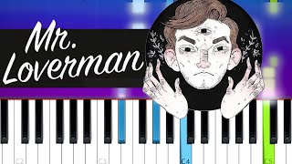 Ricky Montgomery  Mr Loverman Piano tutorial [upl. by Agostino13]