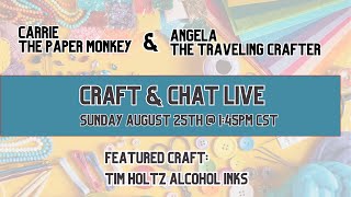 Craft amp Chat Live with TheTravelingCrafter amp Special Guest Moderator My DaughterLesli [upl. by Nikita300]