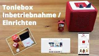 Toniebox InbetriebnahmeEinrichten mit Notebook oder Smartphone [upl. by Notla]