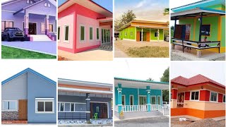 Top 50  House exterior paint colors ideas  Exterior small House painting colors ideas [upl. by Tormoria813]