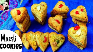 Muesli Cookies Recipe  Healthy amp Yummy Cookies Recipe  Cookies Recipe [upl. by Doreg]