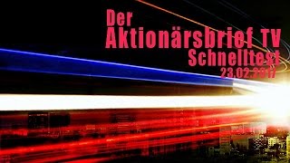 02032017  Schnelltest Der Aktionärsbrief [upl. by Lin]