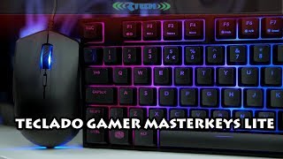 MasterKeys Lite L RGB Cooler Master Unboxing Review Funciones y más [upl. by Nyrahs830]