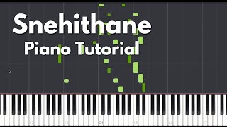 Snehithane  Piano Tutorial by Rejo Abraham Mathew  Alaipayuthey  AR Rahman [upl. by Dnomse715]