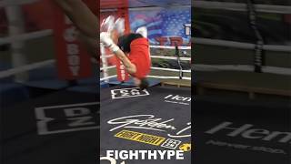 Israil Madrimov SHOWS Terence Crawford SLICK BACKFLIP KNOCKOUT SHOT CELEBRATION [upl. by Parhe]