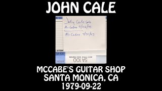 John Cale  19790922  Santa Monica CA  McCabes Guitar Shop Audio [upl. by Trubow31]