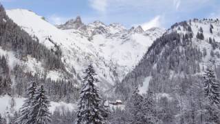 Winterwanderung nach Einödsbach in Oberstdorf [upl. by Yrahcaz852]