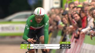 BinckBank Tour 2019 Relive the winning time trial of Filippo Ganna [upl. by Aisatan]