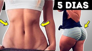 5 Exercícios Fáceis Para Perder Barriga e Aumentar o Bumbum Rápido TREINO 1 [upl. by Robison]