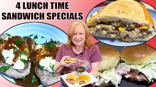 4 FLAVORFUL LUNCH SANDWICH SPECIALS [upl. by Phillane]