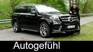 Mercedes GLS FULL REVIEW test driven GLS 400 450  Autogefuehl [upl. by Llenram673]