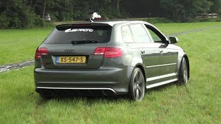 500hp Audi RS3 8P Dragrace vs 1000hp GTR Civic GOLF 7R GOLF GTI [upl. by Aihseuqram]