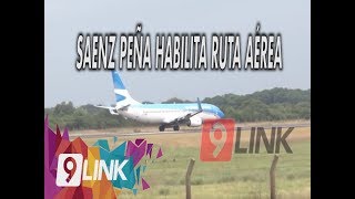 C9  Saenz Peña habilita ruta aérea [upl. by Yelserp]