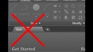 Autocad 20172018 disabilitare la scheda iniziale Start tab allapertura di autocad [upl. by Scrivens]