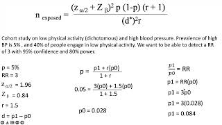 Cohort Sample Size Calculations [upl. by Saihtam]