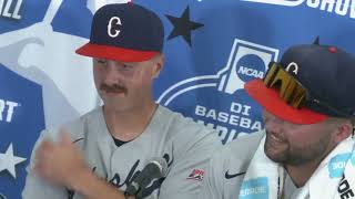 UConn Baseball Postgame Presser Gm1 Norman Regional vs Duke [upl. by Phelps]