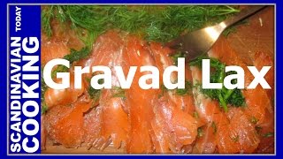 Gravad Laks  Gravad Lax  A delicious Nordic Dillcured Salmon Dish Recipe [upl. by Bashemeth]