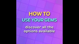 Scrabble GO  How to use your Gems [upl. by Mahoney370]