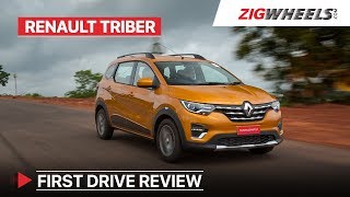 Renault Triber 7 Seater First Drive Review  Price Features Interior amp More  ZigWheels [upl. by Altaf280]