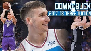 Bogdan Bogdanovic All 129 ThreePointers Full Highlights 201718 Season Threeilation [upl. by Ativahs]