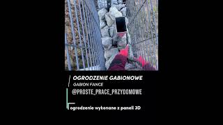 GABION FENCE  ogrodzenie gabionowe [upl. by Najram]